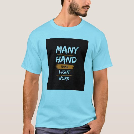 Viele Handfertiger T - Shirt (Vorderseite)