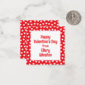 Viele Herz-Klassiker Valentinstag Karten (Vorderseite/Rückseite Beispiel)