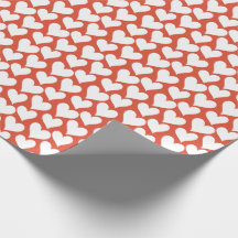 Viele Herz-Packpapier