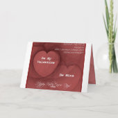 VIELE HERZEN FEIERTAGSKARTE (Rückseite)