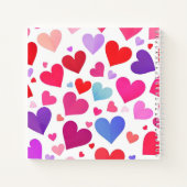 Viele Herzen Notizblock (Rückseite)