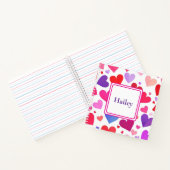 Viele Herzen Notizblock (Innenseite)