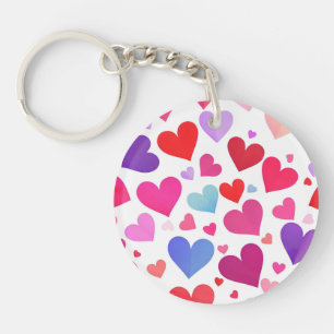 Viele Herzen Schlüsselanhänger