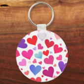 Viele Herzen Schlüsselanhänger (Vorderseite)