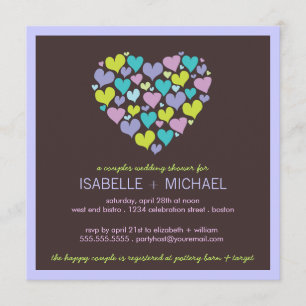 Viele Herzklopfe Polterabend Einladung