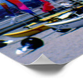Viele Hobie Segelboote in Jersey Poster (Ecke)