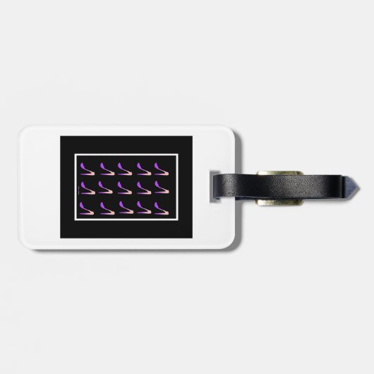 VIELE HOHE HEELE GEPÄCKANHÄNGER (Rückseite horizontal)