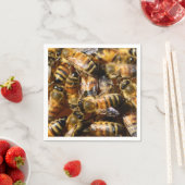 Viele Honigbienen Serviette (Beispiel)