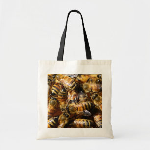 Viele Honigbienen Tragetasche
