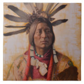 Viele Horn-Keramik-Fliese Fliese (Vorderseite)