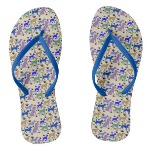 Viele Hunde Flip Flops Badesandalen