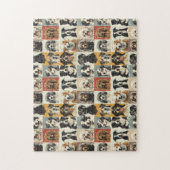 Viele Hunde Puzzle (Vertikal)