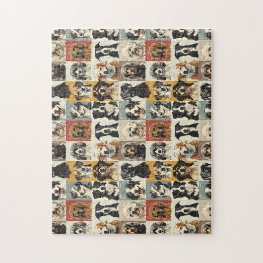Viele Hunde Puzzle (Vertikal)