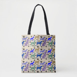 Viele Hunde Tote Tasche