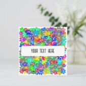 Viele Hundeschalter drucken auf der ganzen Karte (Stehend Vorderseite)