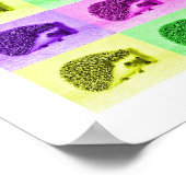Viele Igel Poster (Ecke)