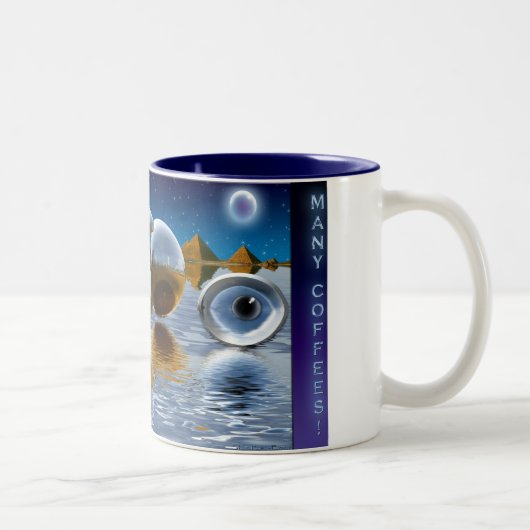 VIELE KAFFEEN! ~ Tasse und Cups (Rechts)