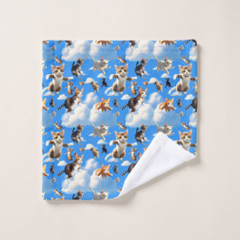 Viele Katzen Badhandtuch Set