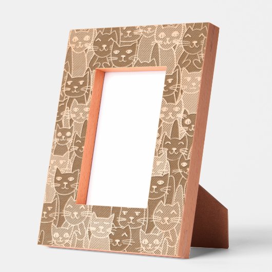 Viele Katzen-Design Geätzte Rahmen (Links)