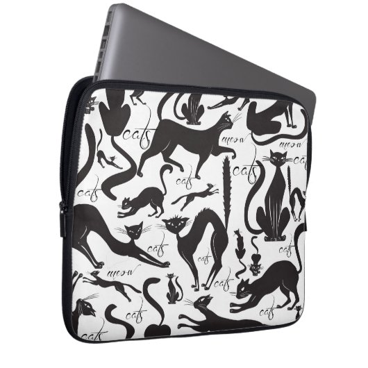 Viele Katzen Laptopschutzhülle (Vorne Rechts)