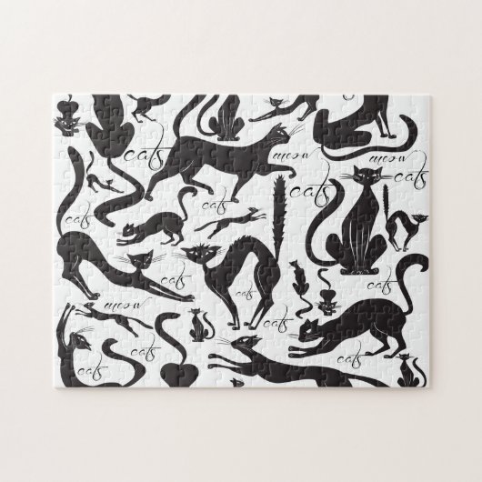 Viele Katzen Puzzle (Horizontal)