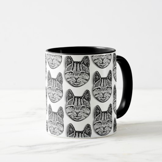 Viele Katzen Tasse (VorderseiteRechts)