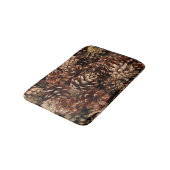 Viele Kiefernfüße Badematte (Schrägansicht)