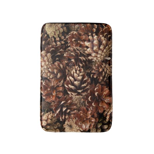 Viele Kiefernfüße Badematte (Vorderseite Vertikal)