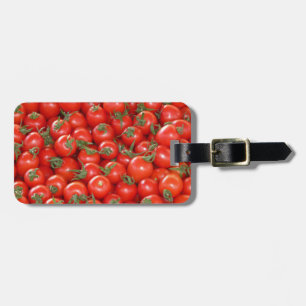 Viele Kirschtomaten Gepäckmarke Gepäckanhänger