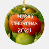 Viele Kirschtomaten Keramik Ornament (Hinten)