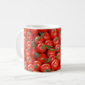 Viele Kirschtomaten-Tasse Kaffeetasse (Vorderseite Links)