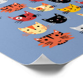 Viele Kitty Cats Poster (Ecke)