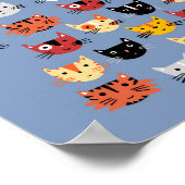 Viele Kitty Cats Poster (Ecke)