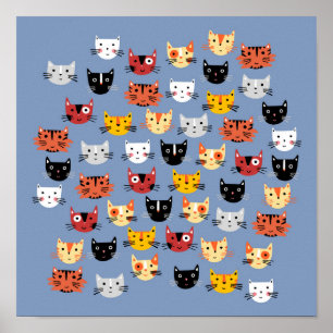 Viele Kitty Cats Poster
