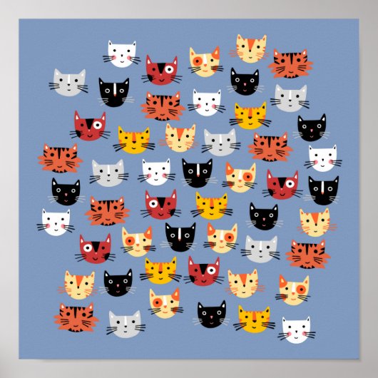 Viele kleine Katzen Poster (Vorne)