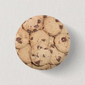 Viele kleine Schokolade Chip Cookies Button (Vorderseite)