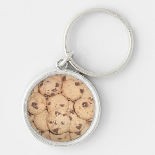 Viele kleine Schokolade Chip Cookies Schlüsselanhänger