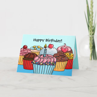 Viele Kuchen Geburtstagskarte Karte