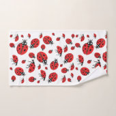 Viele Ladybugs Lucky Pattern Handtuch (Handtuch)