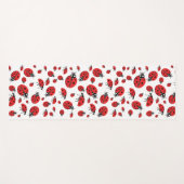 Viele Ladybugs Lucky Pattern Yogamatte (Vorderseite (Horizontal))