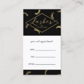 Viele Lashes Lash Salon Black/Gold Termin (Vorderseite)