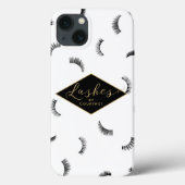 Viele Lashes Muster Lash Salon Personalisiert Case-Mate iPhone Hülle (Rückseite)