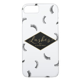 Viele Lashes Muster Lash Salon Personalisiert iPhone 13 Hülle