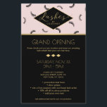 Viele Lashes Muster Lash Salon Pink/Schwarz/Gold Flyer<br><div class="desc">Ein lustiges Sortiment an Wimpern füllt den Kopf dieser bezaubernden Flyer Vorlage. Imitate vergoldeten grafischen Text Zauber aus "Lashes", während Ihr Name darunter für ein Sofortlogo gepaart ist. Dieser Flyer eignet sich hervorragend für Ankündigungen, Werbeaktionen, offene Häuser und große Öffnungen, oder um den anpassbaren Text für Ihren eigenen Gebrauch neu...</div>