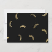 Viele Lashes Schwarz/Gold Geschenkgutschein (Rückseite)