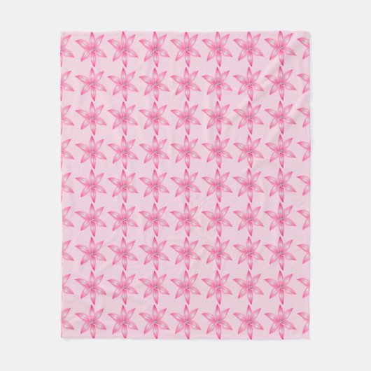 Viele lebendige Blume Fleece Blanket (Vorderseite)