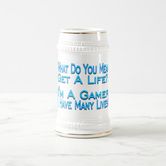 Viele LebenGamer Bierglas (Mittel)