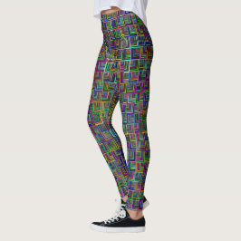 Viele Leggings mit kleinen geometrischen Formen