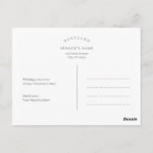 Viele Lieben bearbeitbare Farbvalentin Postkarte (Rückseite)