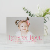 Viele Lieben Editierbare Valentintagskarte Feiertagskarte (Stehend Vorderseite)